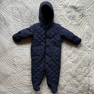 Ralph Lauren Quilted Baby Bunting NWOT